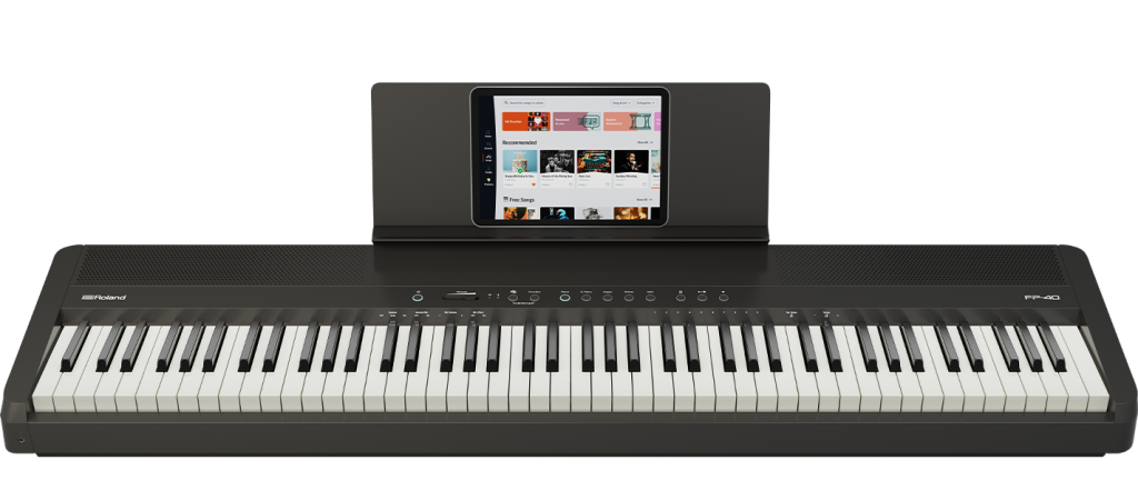 Roland, Roland FP-40, pianoforte digitale, Piano Reality, PHA-4 Standard, pianoforti Roland, Bluetooth MIDI, USB-C