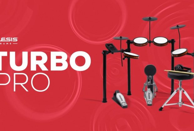 Alesis, Alesis Turbo Pro, batteria elettronica, batterie elettroniche, Mesh Head, batteria digitale, Bluetooth, Drumeo, BFD Player, Sound Wave Distribution