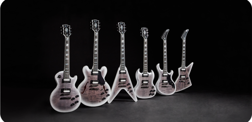 Gibson, DES Series, chitarre Gibson, Gibson Les Paul, Gibson SG, Gibson ES, Gibson Explorer, Gibson Flying V, Gibson Victory, ELEV8, Ghost Burst