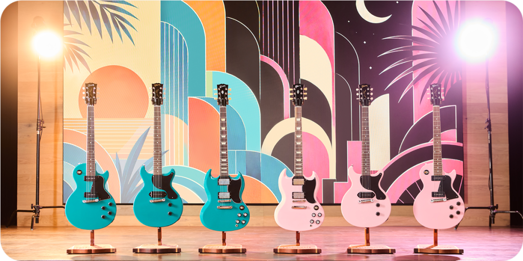 Gibson, Gibson Garage, Miami garage, Les Paul, SG, Epiphone, Gibson Custom, MESA/Boogie, chitarre elettriche