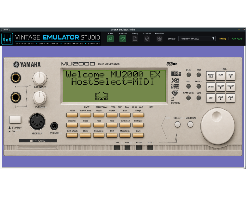 Autodafe, Vintage Emulator Studio, VES, MAME, synth vintage, sampler, drum machine, plugin, freeware, open source