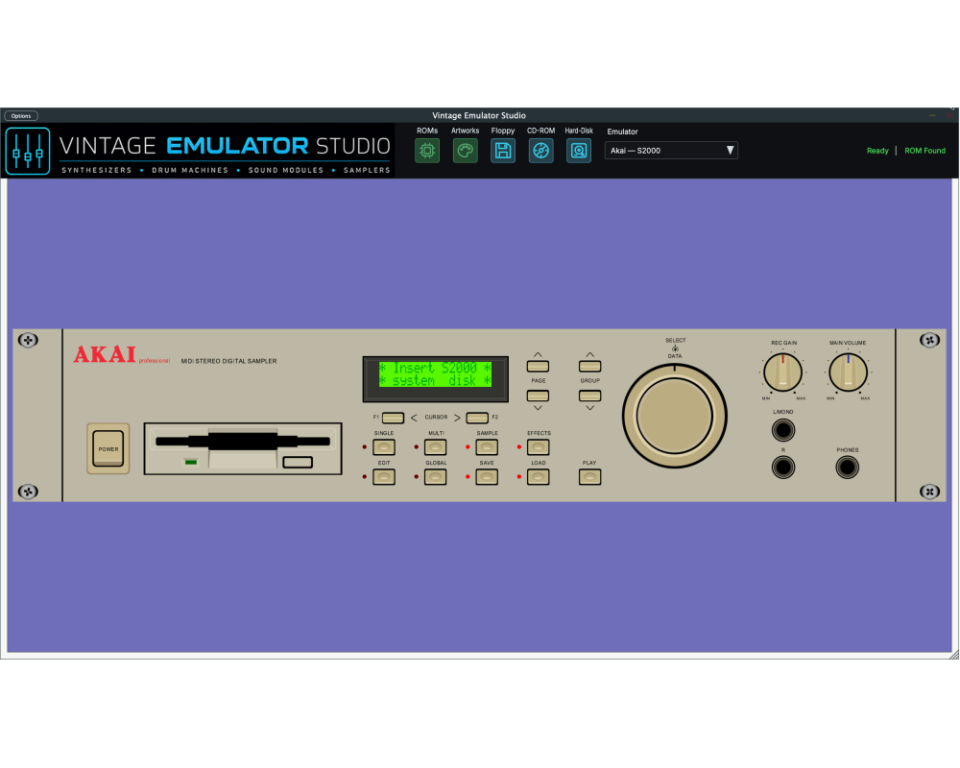 Autodafe, Vintage Emulator Studio, VES, MAME, synth vintage, sampler, drum machine, plugin, freeware, open source
