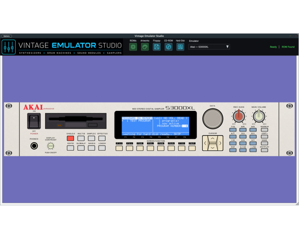 Autodafe, Vintage Emulator Studio, VES, MAME, synth vintage, sampler, drum machine, plugin, freeware, open source
