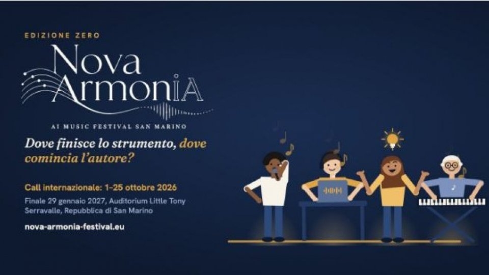 Nova Armonia, intelligenza artificiale, musica AI, musica generativa, AI Music Festival, San Marino, produzione musicale, innovazione musicale, diritti d’autore, news