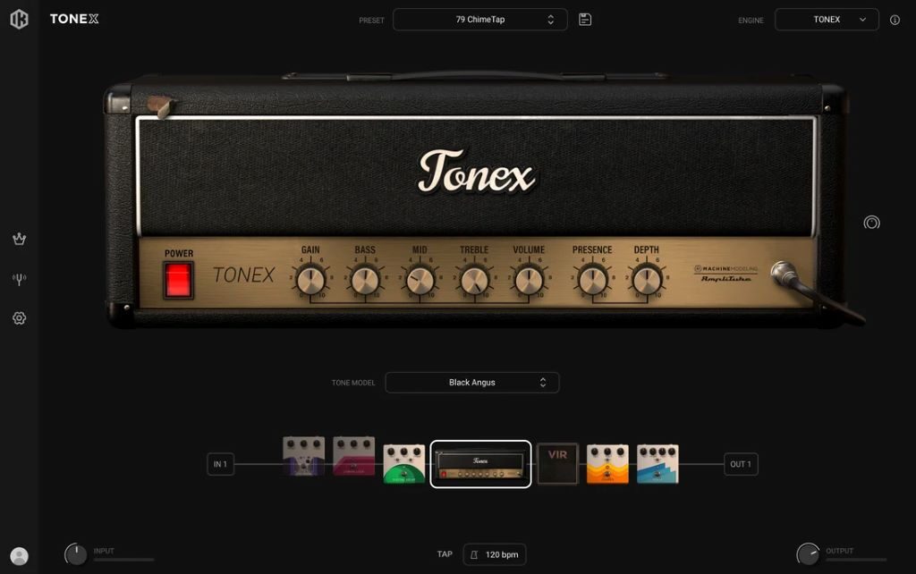 IK Multimedia, TONEX, TONEX Free Unlimited, TONEX 2.2, TONEX Modeler, Tone Model, ToneNET, software per chitarra, software per basso, amp modeling, AI Machine Modeling