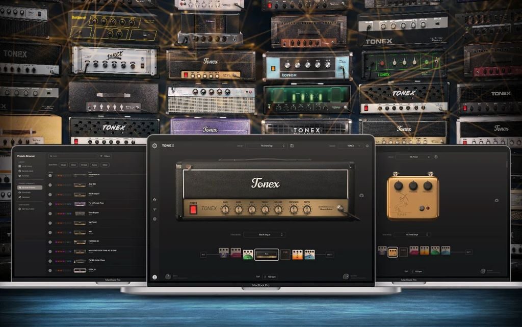 IK Multimedia, TONEX, TONEX Free Unlimited, TONEX 2.2, TONEX Modeler, Tone Model, ToneNET, software per chitarra, software per basso, amp modeling, AI Machine Modeling