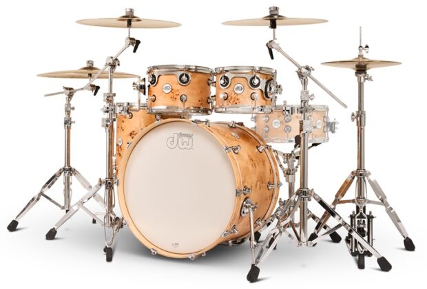 DW Drums, Drum Workshop, Design Series Exotic, Mapa Burl, batterie acustiche, betulla europea, rullanti, novità strumenti musicali, news, dw design series