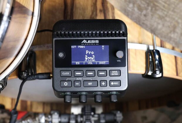 Alesis, Alesis Kitstream, batteria acustica, registrazione batteria, drum recording, drum streaming, batteria ibrida, trigger MIDI, home recording, Ableton Live Lite, soundwave, news