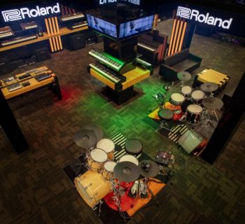 Roland, Roland Store New York, BOSS, Drum Workshop, DW, TR-808, sintetizzatori, pianoforti digitali, strumenti musicali, New York, manuele barbini, news