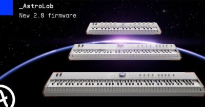 Arturia, AstroLab, AstroLab 2.0, firmware, stage keyboard, Sound Edit, Analog Lab, sintetizzatori, news, algam eko