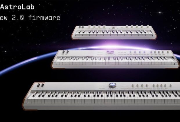 Arturia, AstroLab, AstroLab 2.0, firmware, stage keyboard, Sound Edit, Analog Lab, sintetizzatori, news, algam eko