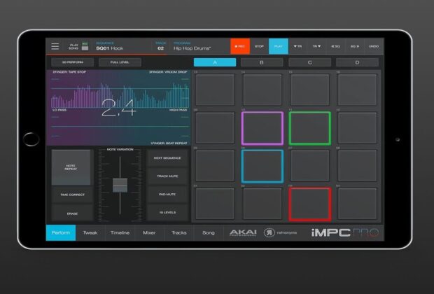 Akai Professional, iMPC Pro 2, Stem Splitter AI, AUv3, iPad, iOS, iPadOS, sampler, beatmaking, produzione musicale, intelligenza artificiale, midiware, news