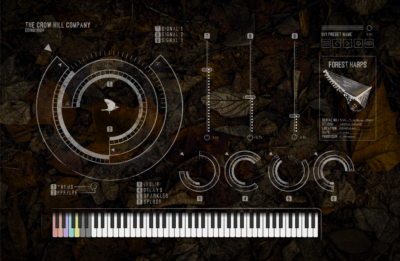 The Crow Hill Company Forest Harps, strumenti virtuali, plug-in VST, sound design, musica ambient, Christian Henson, salterio, colonne sonore, campionamenti, news