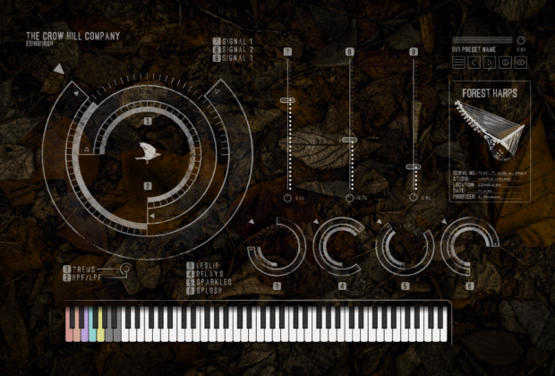 The Crow Hill Company Forest Harps, strumenti virtuali, plug-in VST, sound design, musica ambient, Christian Henson, salterio, colonne sonore, campionamenti, news