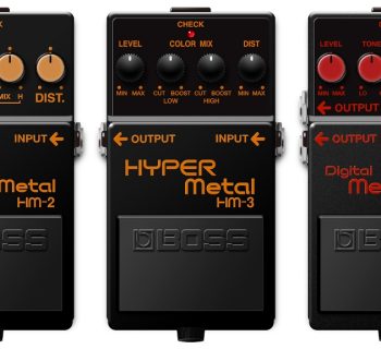 BOSS, PX-1 Plugout FX, HM-2 Heavy Metal, HM-3 HYPER Metal, MZ-2 Digital Metalizer, effetti per chitarra, pedali BOSS, distorsione, guitar gear, news, boss effects pedals