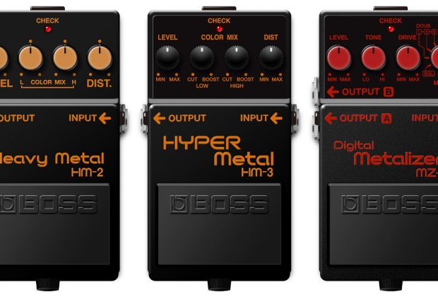 BOSS, PX-1 Plugout FX, HM-2 Heavy Metal, HM-3 HYPER Metal, MZ-2 Digital Metalizer, effetti per chitarra, pedali BOSS, distorsione, guitar gear, news, boss effects pedals