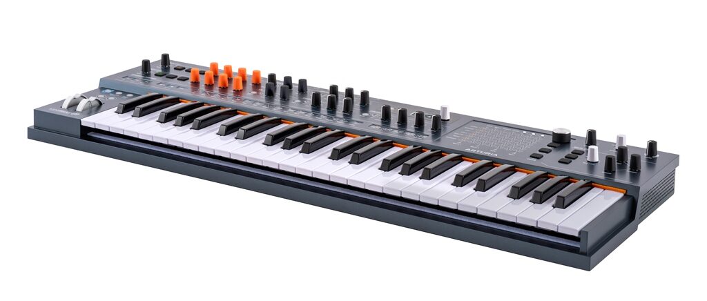 Arturia, MiniFreak 49, sintetizzatori, sintetizzatori ibridi, sintesi digitale, sintesi analogica, wavetable, sintesi granulare, sound design, tastiere musicali, MIDI, news, algam eko