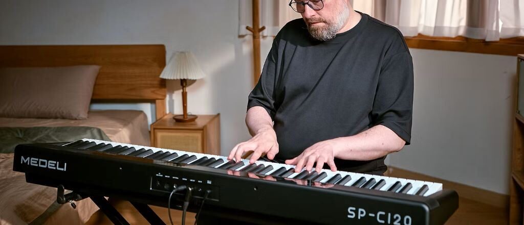 Medeli, SP-C120, Frenexport, pianoforti digitali, stage piano, tastiere pesate, USB Audio, USB MIDI, news