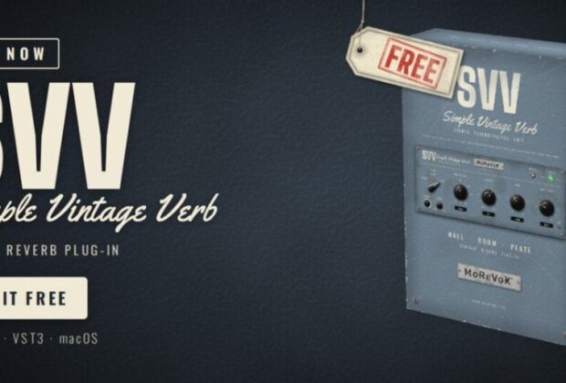 MoReVoX, SVV, Riverbero, Plug-in audio, Plug-in gratuiti, Freeware, Produzione musicale, Home recording, Mixing, macOS, sabino cannone, news