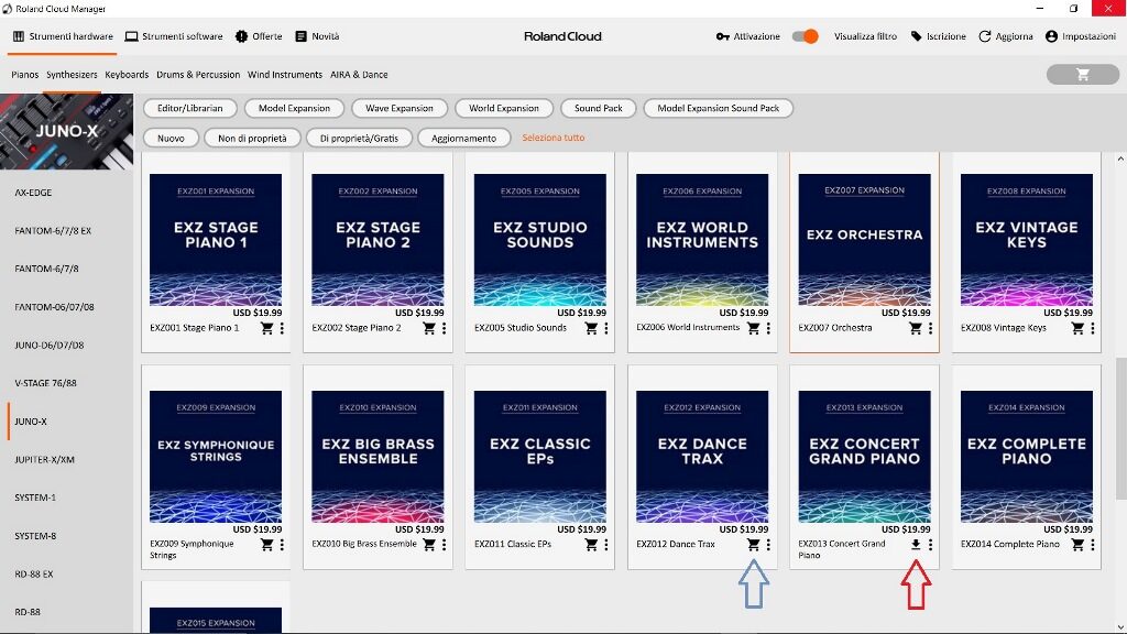 Roland, Roland Cloud, Roland Cloud Connect, strumenti musicali, licenze software, hardware musicale, autenticazione online, riccardo gerbi, news