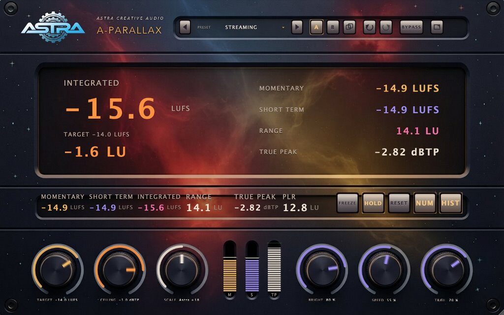 Astra Creative Audio, Astra Pro Pack, A-Surgery Pro, A-Magnetar Pro, A-Gravity Pro, A-Radar Pro, A-Parallax, plug-in audio, equalizzatori dinamici, saturatori multibanda, compressori audio, produzione musicale, mixaggio audio, software musicale
