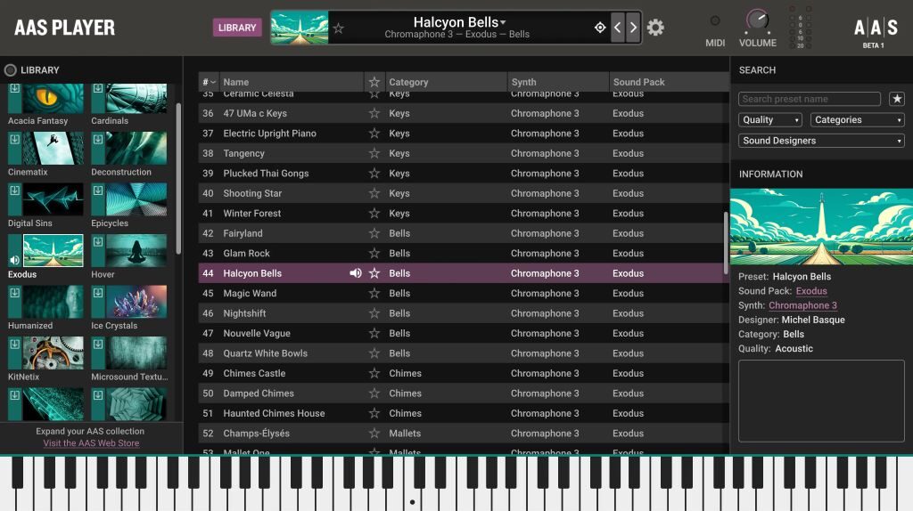 AAS Player 2.0, Applied Acoustics Systems, plug-in gratuiti, sintetizzatori virtuali, sound design, modellazione fisica, VST3, software musicale, news