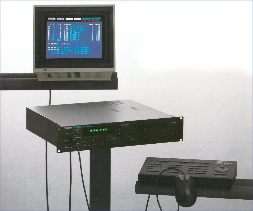 Roland, Serie S, sampler Roland, sampling, S-10, S-50, S-330, S-550, S-760, S-770, vintage, storia, strumenti musicali, musica elettronica, riccardo gerbi