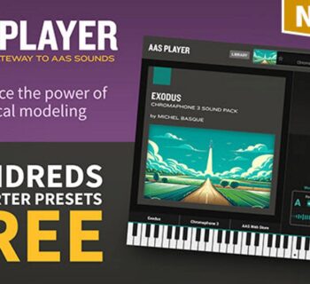 AAS Player 2.0, Applied Acoustics Systems, plug-in gratuiti, sintetizzatori virtuali, sound design, modellazione fisica, VST3, software musicale, news