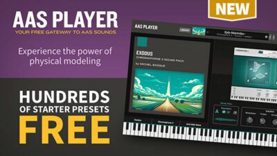 AAS Player 2.0, Applied Acoustics Systems, plug-in gratuiti, sintetizzatori virtuali, sound design, modellazione fisica, VST3, software musicale, news