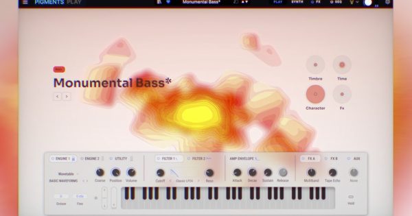 Arturia, Pigments Play, Pigments, sintetizzatori, synth software, plugin, VST, VST3, Audio Unit, AAX, software musicale, sound design, synth gratuiti